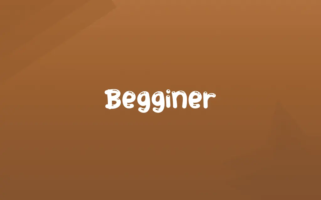 Begginer Definition and Meaning