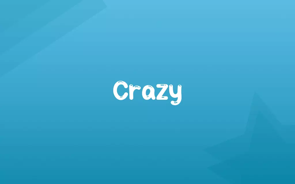 Crazy Definition and Meaning