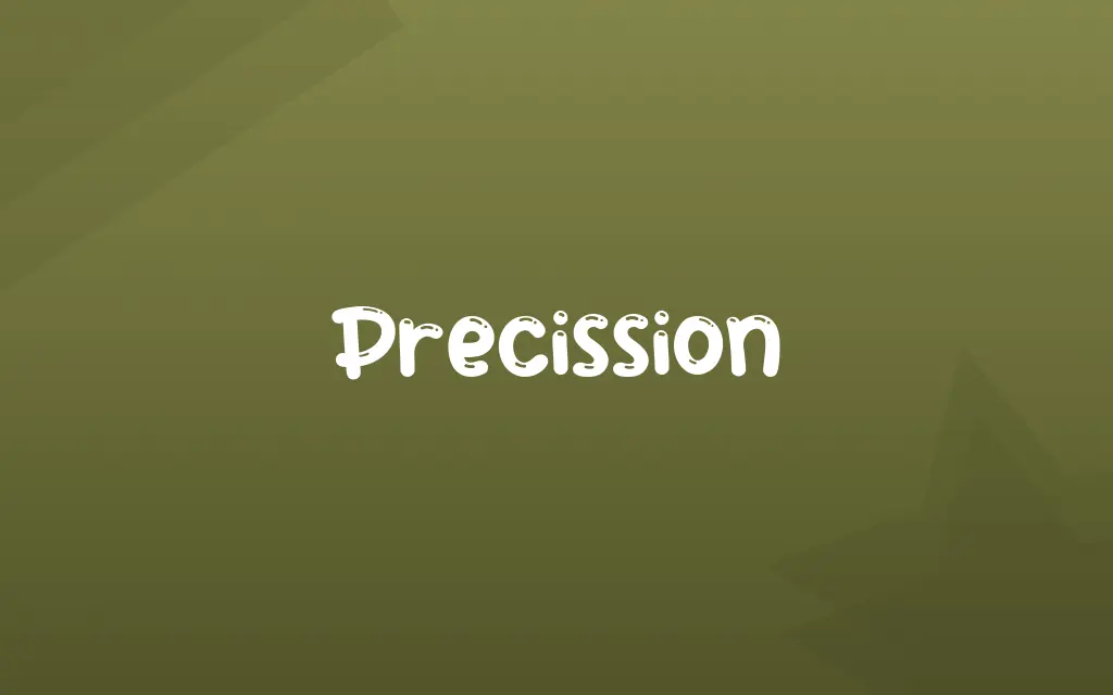 Precission Definition and Meaning