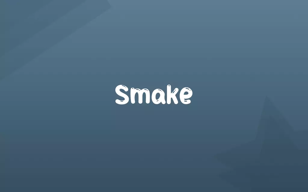 Smake Definition and Meaning